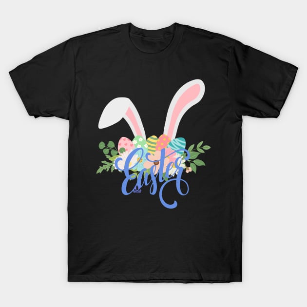 Easter Bunny Ears T-Shirt by ejsulu